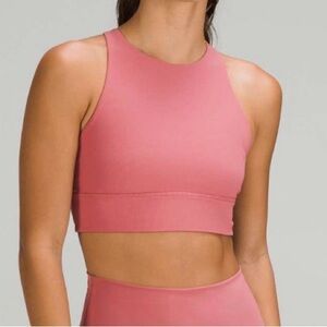Lululemon Energy High-Neck Longline Ribbed Luxtreme Bra